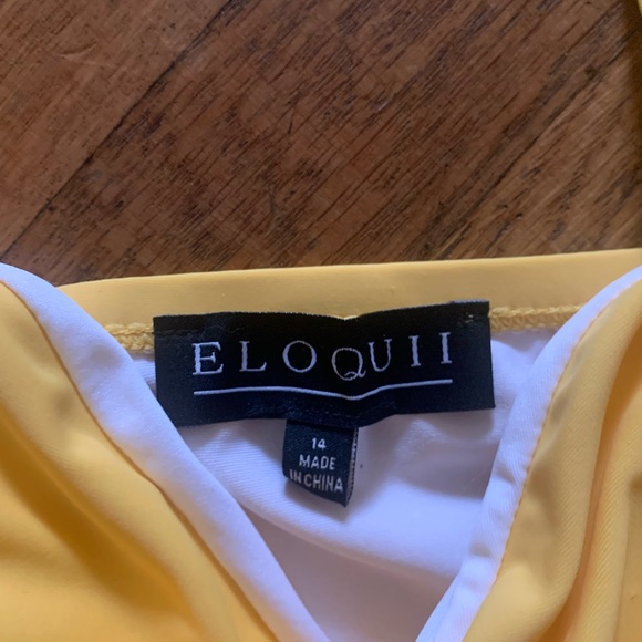 NWOT Eloquii Cutout One Piece Swimsuit size 14 BUNDLE ONLY - Picture 4 of 6